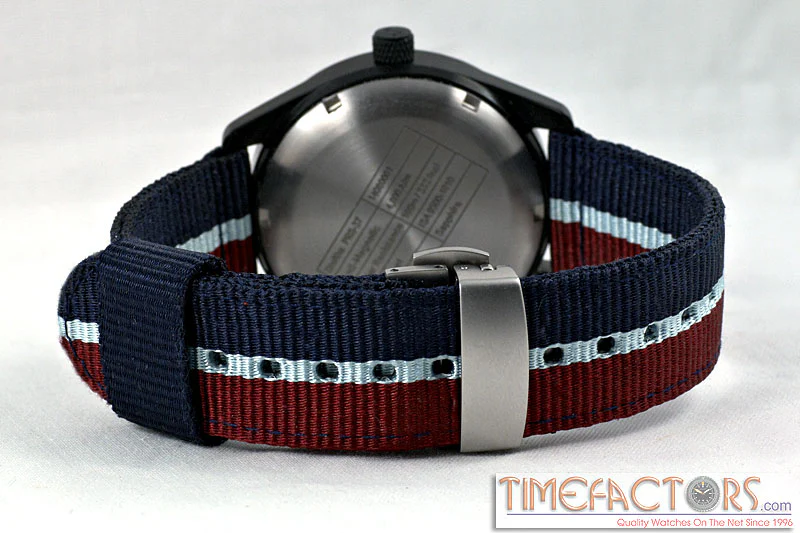 TIMEFACTORS 2-PIECE NYLON WITH DEPLOYANT CLASP - Image 3