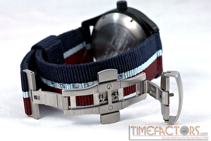 TIMEFACTORS 2-PIECE NYLON WITH DEPLOYANT CLASP - Image 4