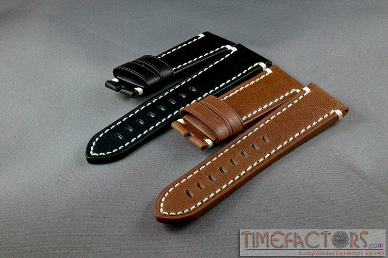 TIMEFACTORS HAND-STITCHED LEATHER 24MM - Image 3