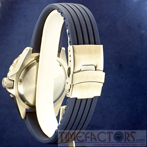 TIMEFACTORS STRIPED SILICONE RED/BLUE/BLACK - Image 3