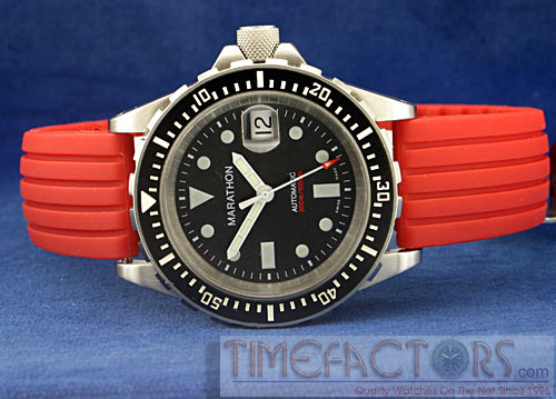 TIMEFACTORS STRIPED SILICONE RED/BLUE/BLACK - Image 6